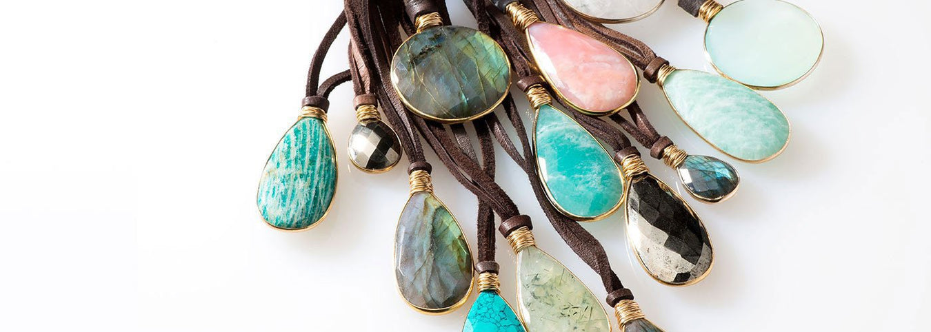 Pendants on Leather
