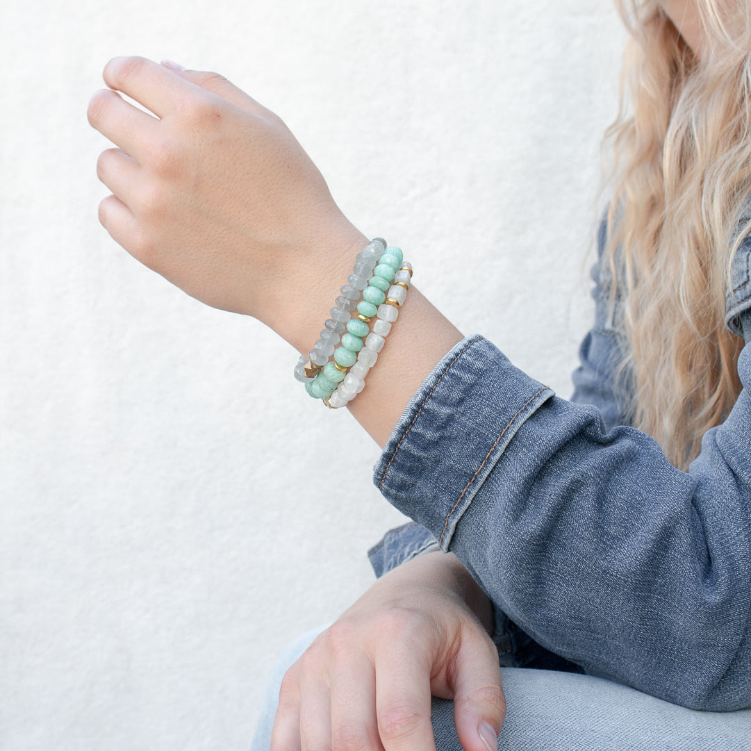 Bay Street Bracelet, Aquamarine