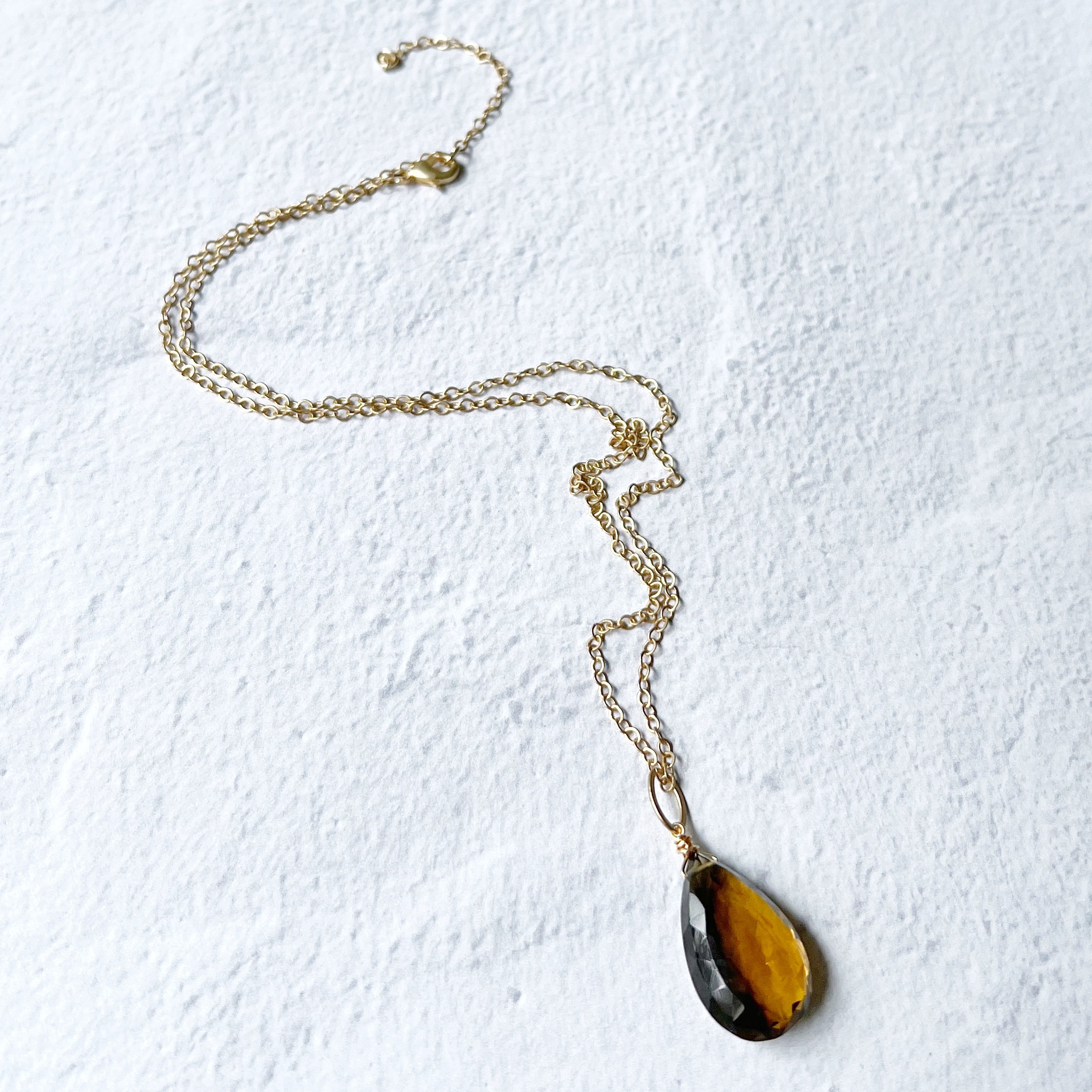 Calistoga Necklace Whiskey Quartz