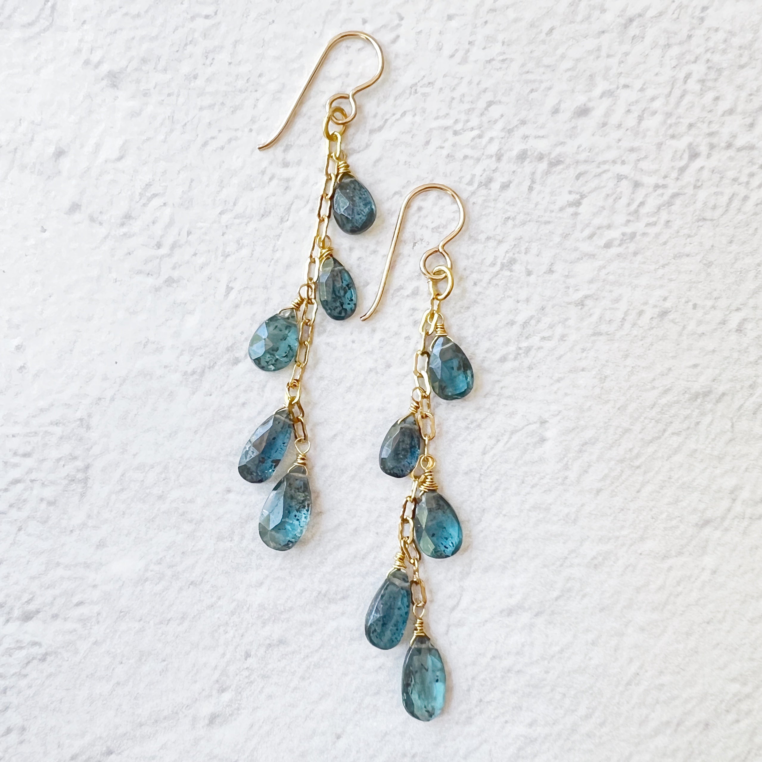 Cascade Earrings Kyanite