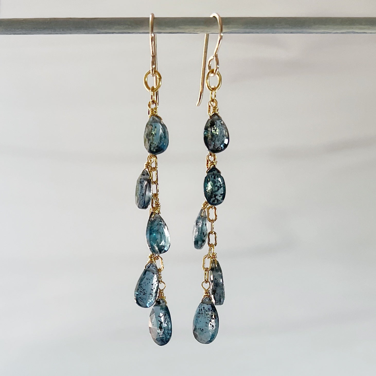 Cascade Earrings Kyanite