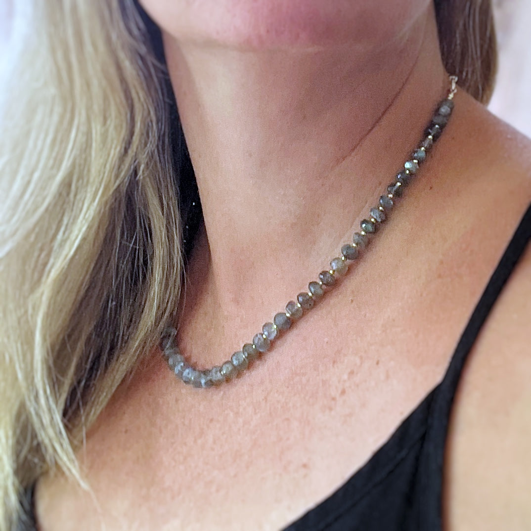 Brannan Cottage Necklace Labradorite