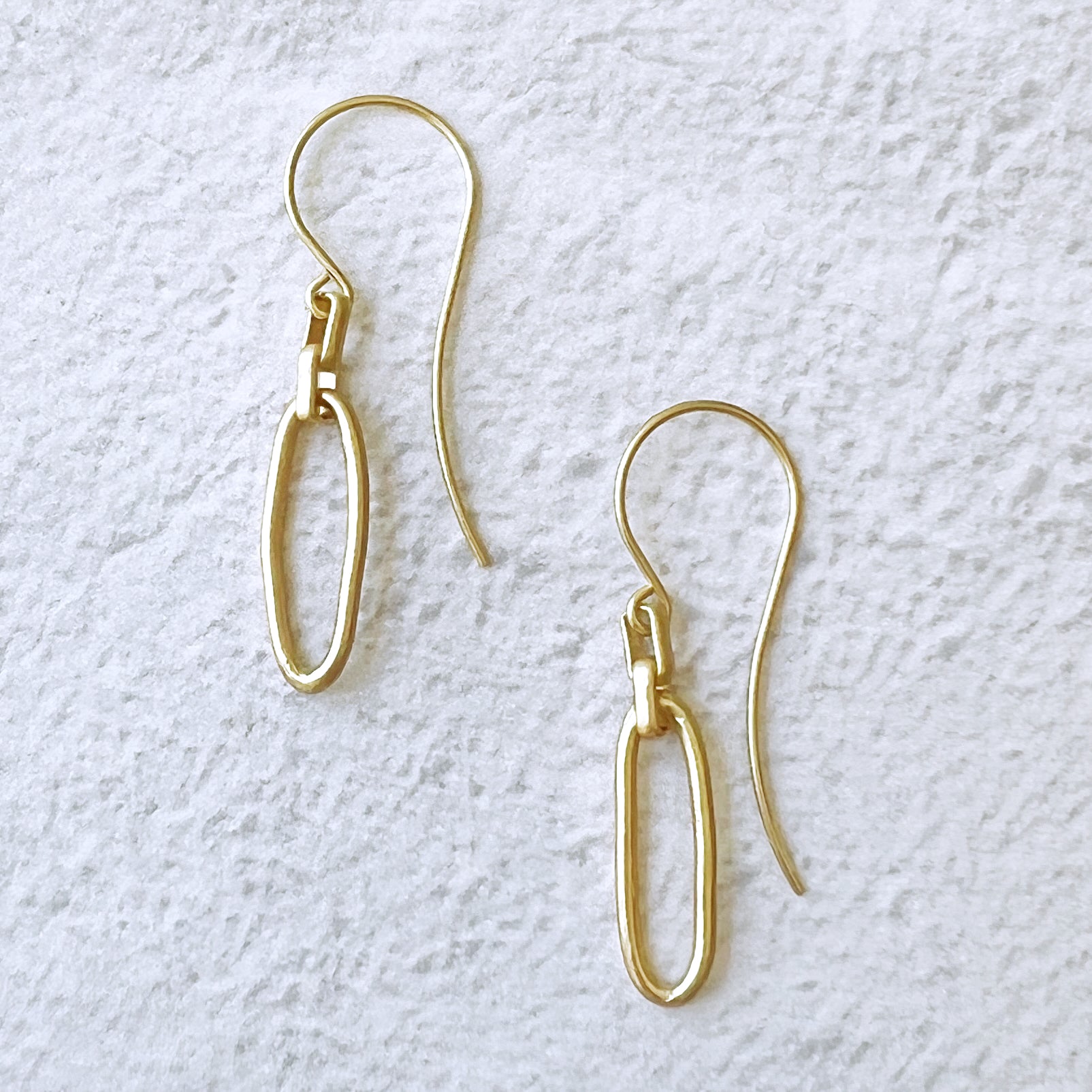 Paperclip Very Link Earrings