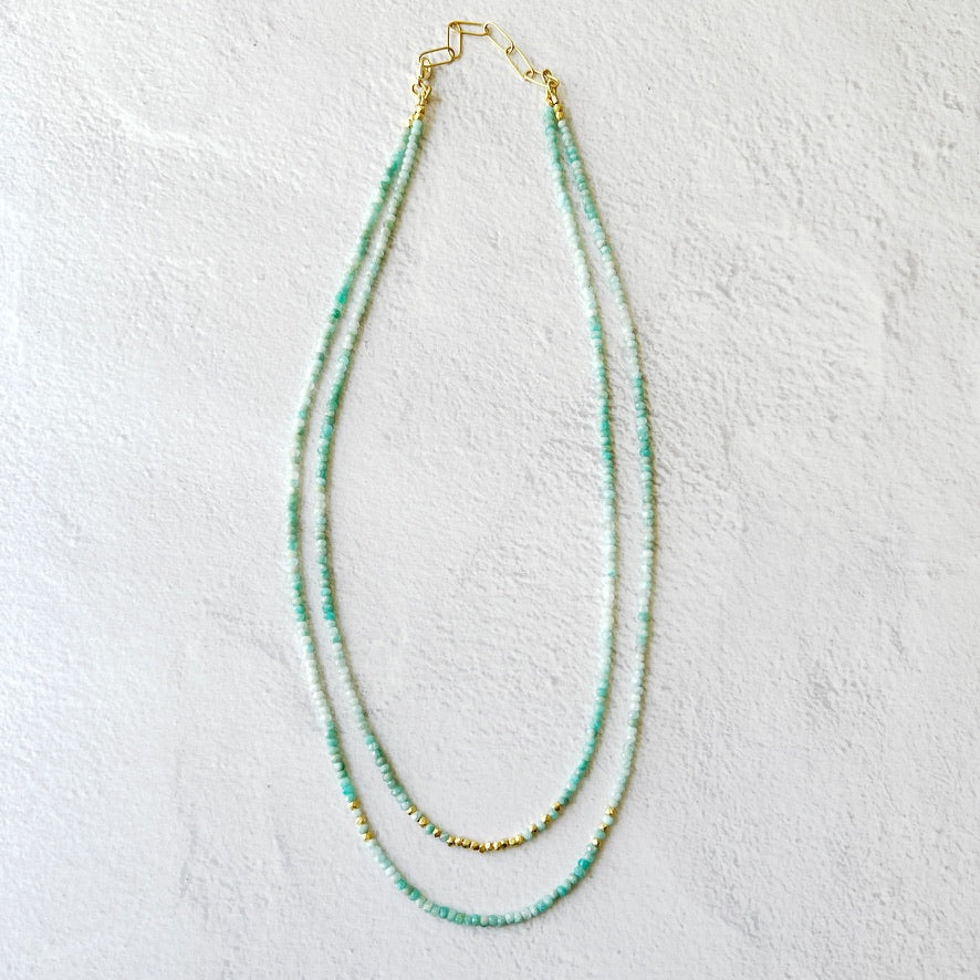 Kortum Layered Necklace Amazonite
