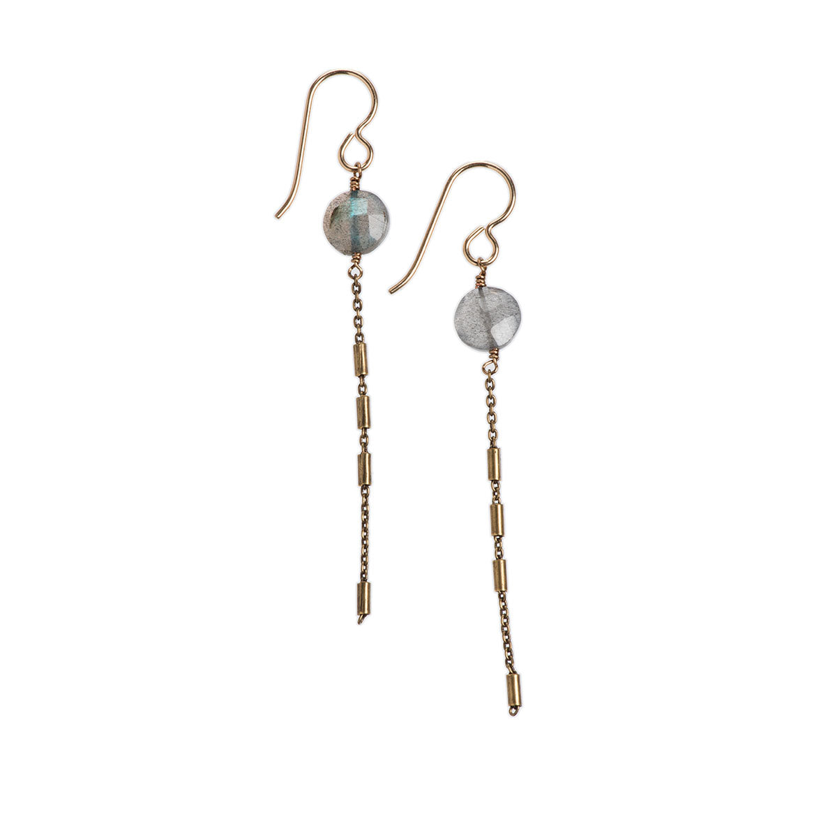 Simpl Earrings Labradorite