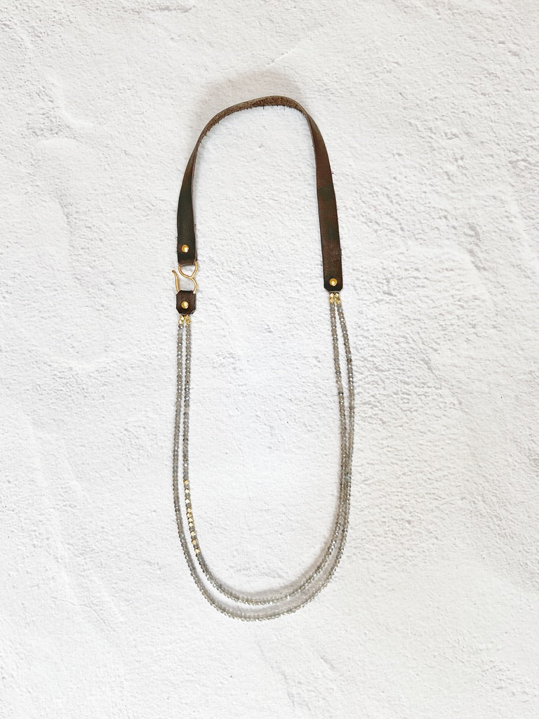 Napa Matinee Necklace, Labradorite