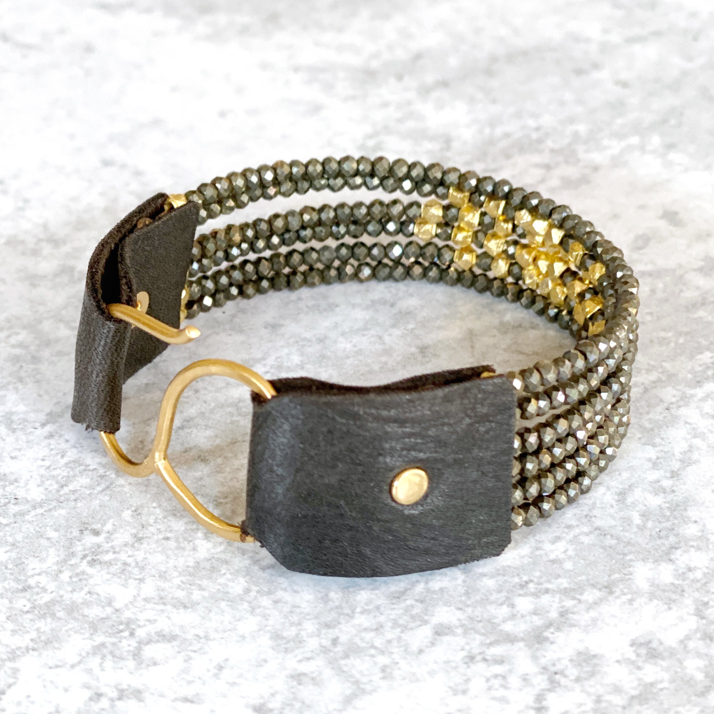 Atlas Peak Bracelet, Pyrite