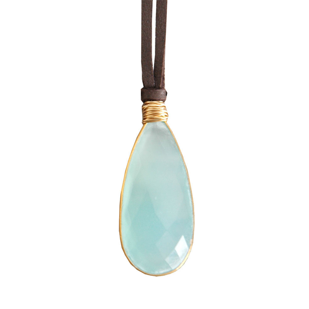 Helena Pendant Chalcedony