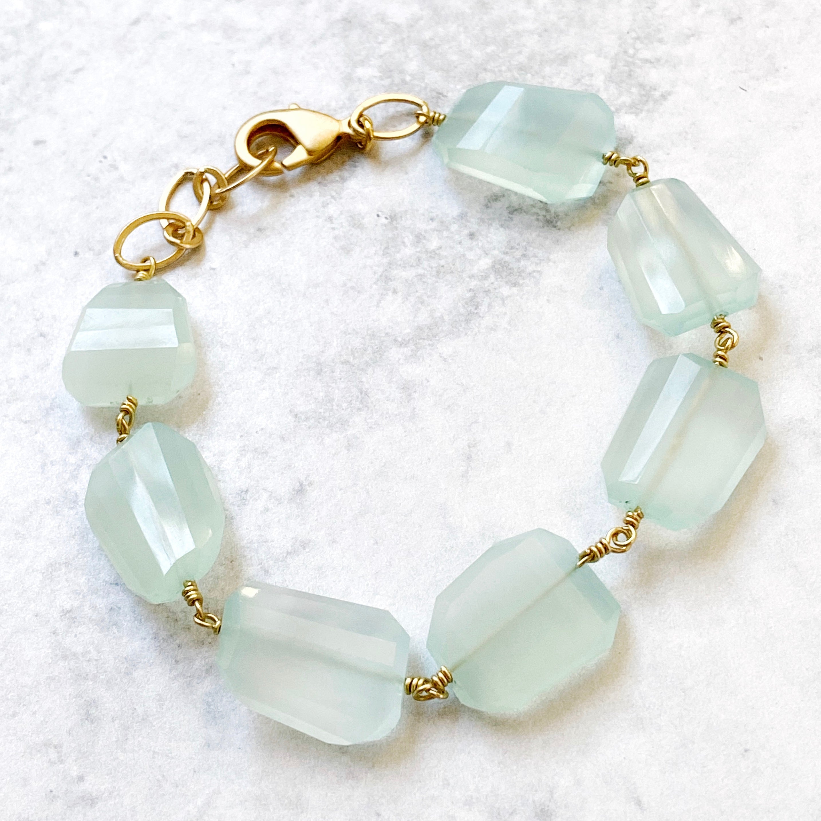 Glass Mountain, Lea Chalcedony Bracelet