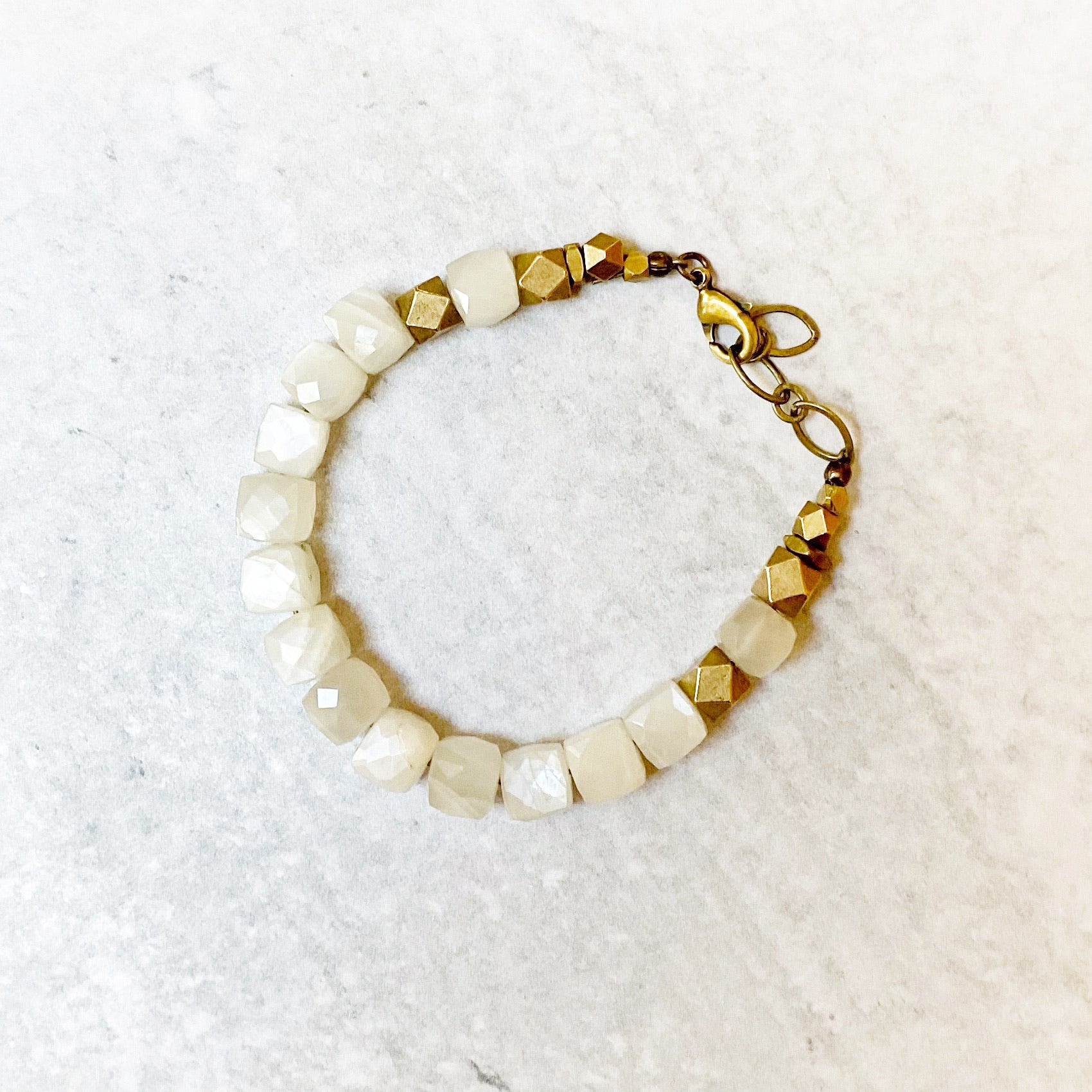 Yountville Single Strand Bracelet, Moonstone