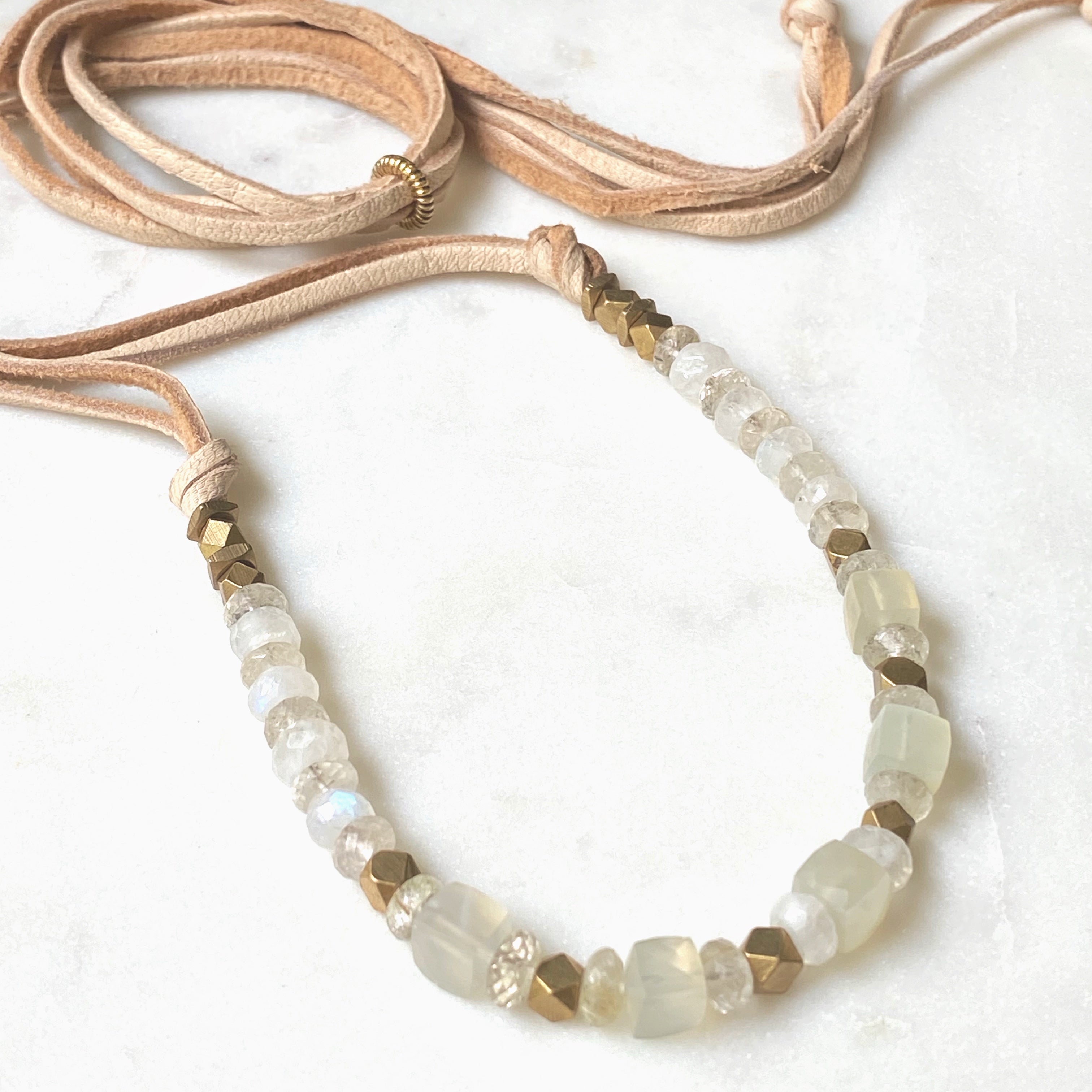 Bennett Necklace, Moonstone