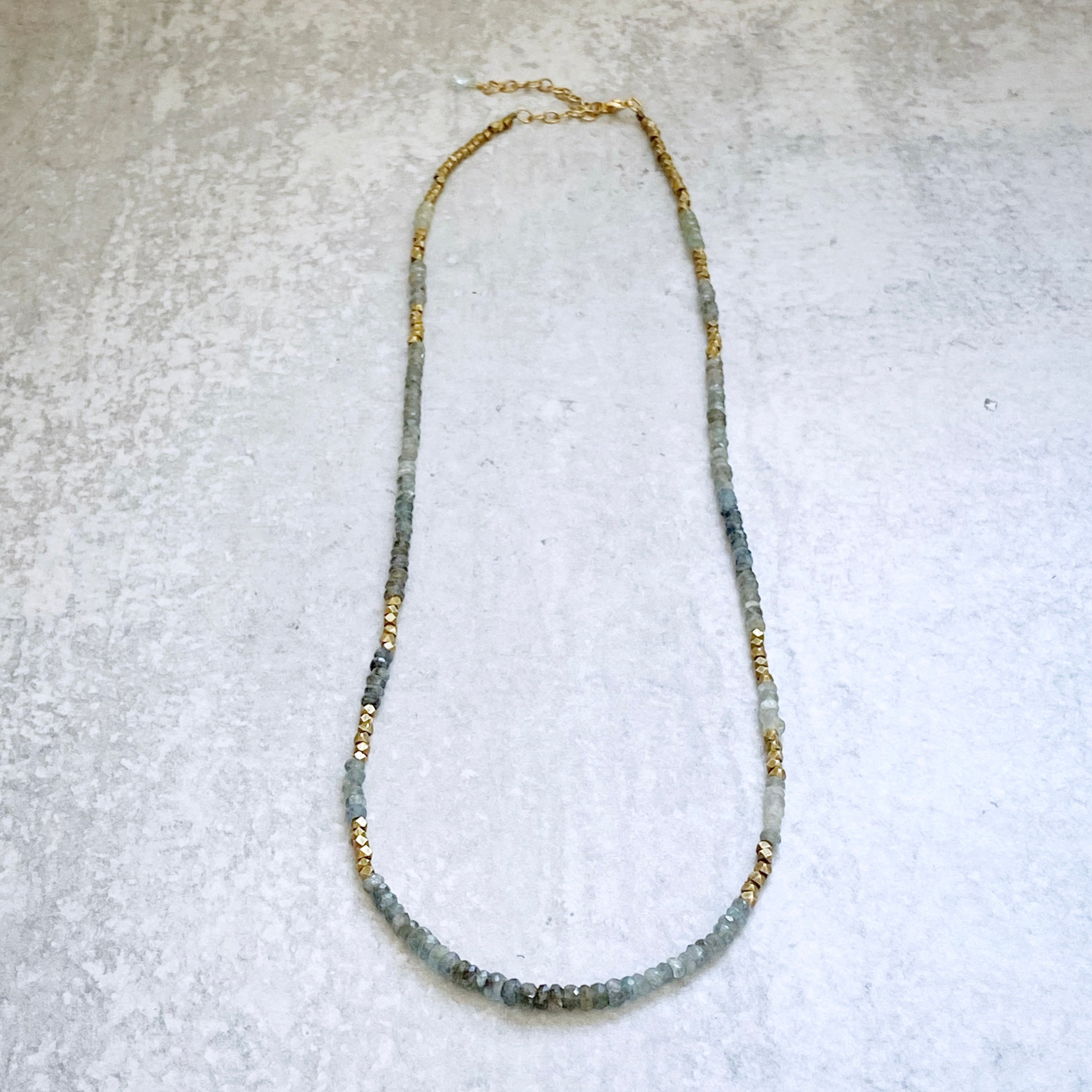 Catalina Matinee Necklace Aquamarine